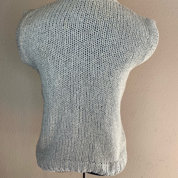 Silk blend Sweater Vest Vintage 1980s Argyle Pink Green Tan Crewneck Style - Picture 5 of 8